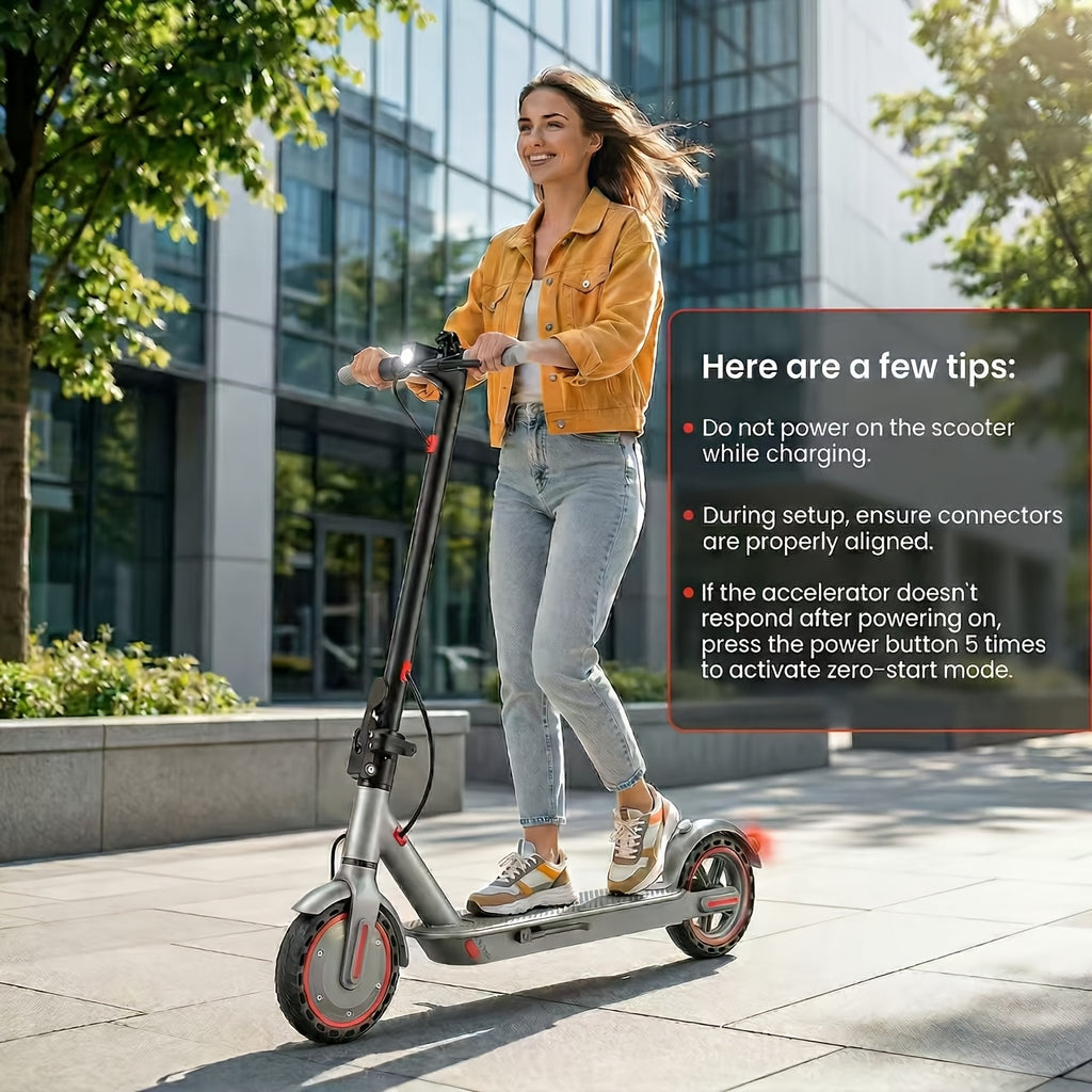 Foldable Electric Scooter 350W Motor, 8.5\