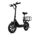 Adult Electric Scooter with Seat, 14-Inch E-Scooter 36V 7.8AH Built-In Battery, 350W Motor Max Speed 19.9PMH