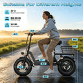 500W Electric Scooter Featuring a Multifunctional LCD Dashboard, a High-Capacity Rear Storage Box