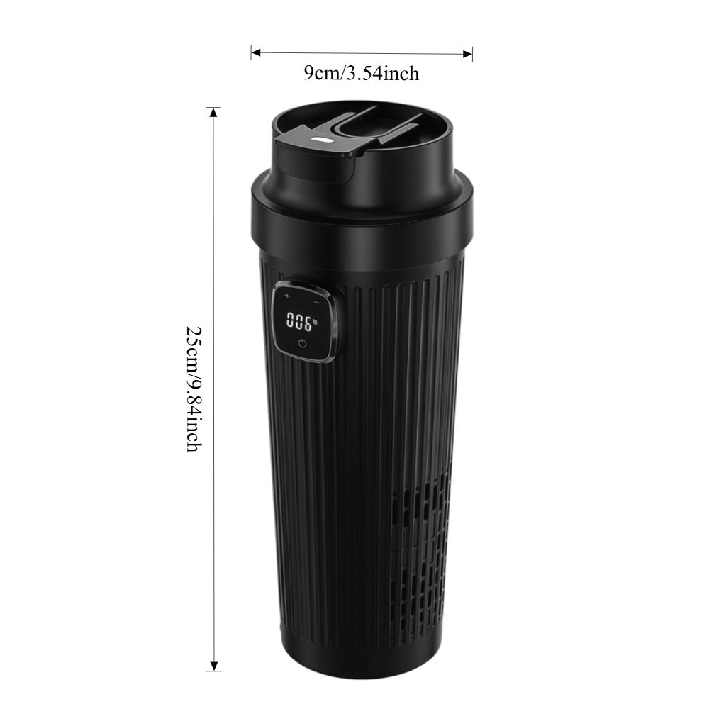 High-performance Car Heating and Cooling Cup - with Temperature Display and Touch Switch