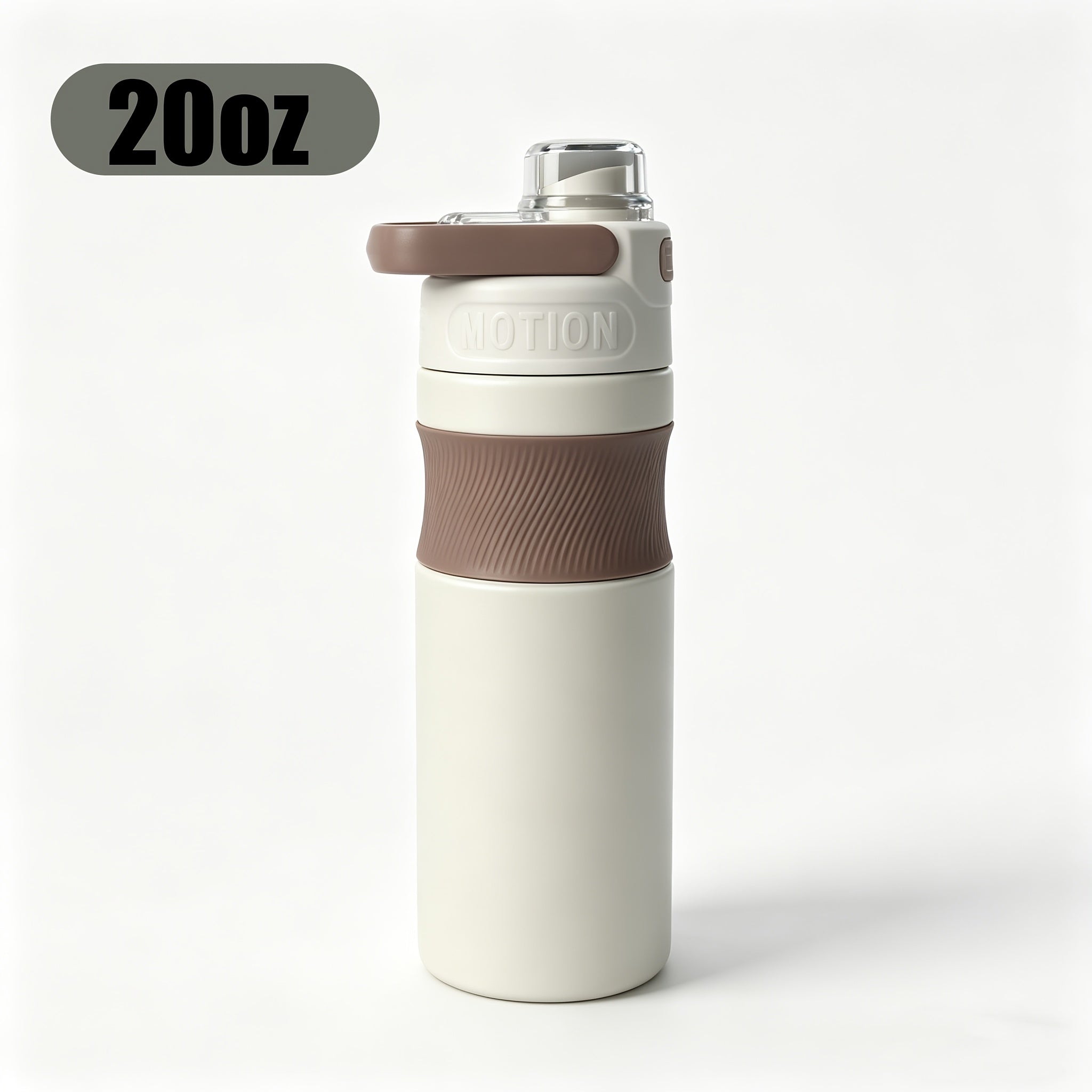 1pc 20 Oz Capacity 316 Stainless Steel Inner Tank Insulated Hot And Cold Cup Portable Handle One-Button Opening Water Bottle Car Cup