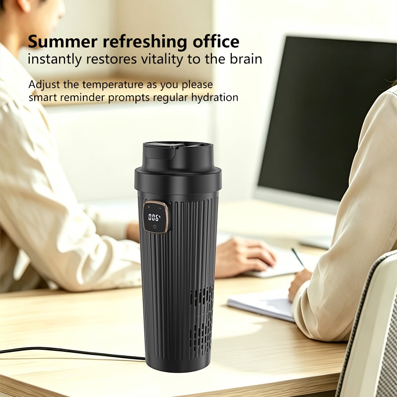 High-performance Car Heating and Cooling Cup - with Temperature Display and Touch Switch