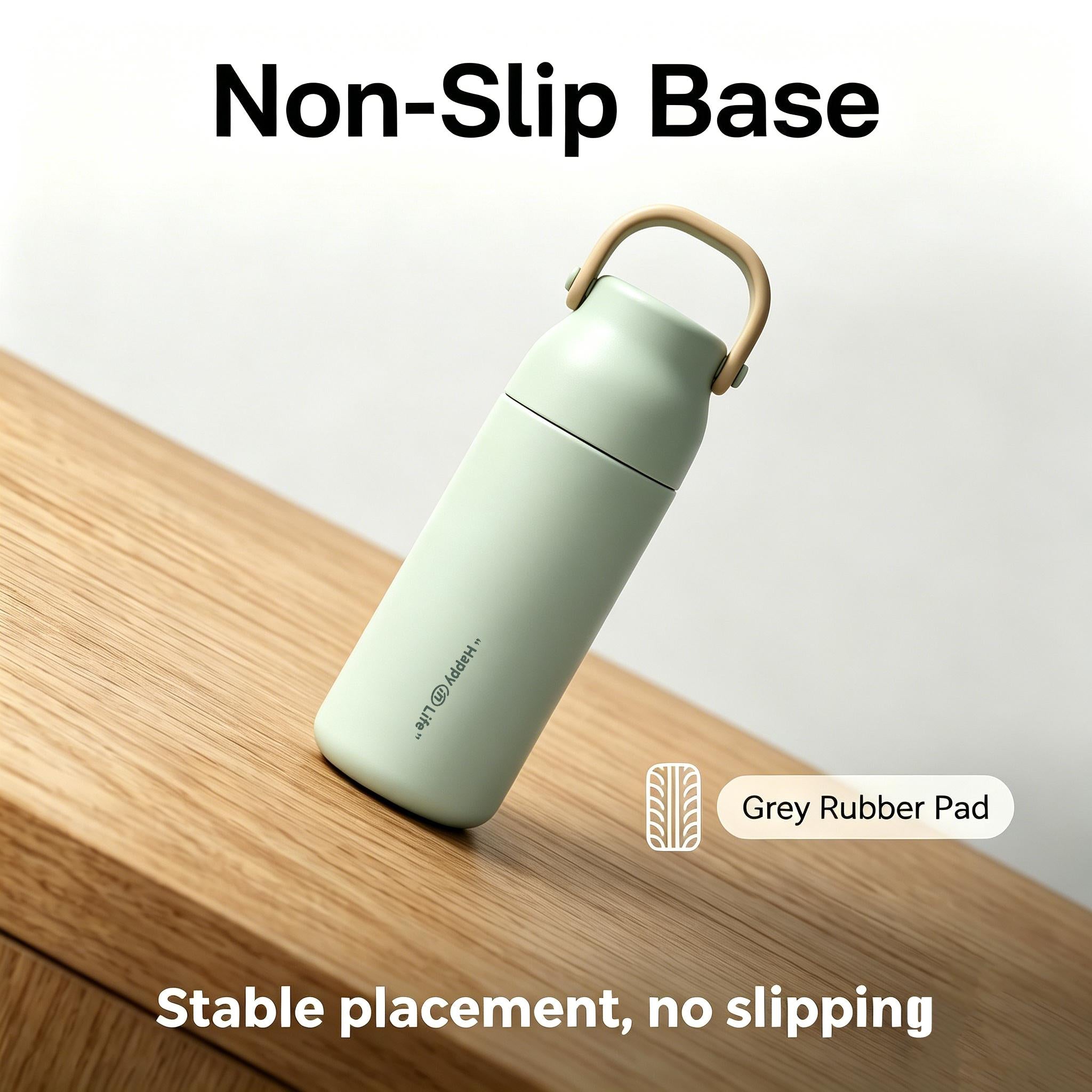 Happy Life 1pc 16.91oz Capacity 316 Stainless Steel Inner Liner One-Touch Lid Insulated Tumbler, Built-in Tea Infuser Tea Cup