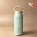 Happy Life 1pc 16.91oz Capacity 316 Stainless Steel Inner Liner One-Touch Lid Insulated Tumbler, Built-in Tea Infuser Tea Cup