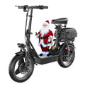 749W Off-road Electric Scooter, 48V 18A Large-capacity Battery, Range Up To 35 Miles, Equipped With Seat & Rear Trunk