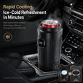 High-performance Car Heating and Cooling Cup - with Temperature Display and Touch Switch