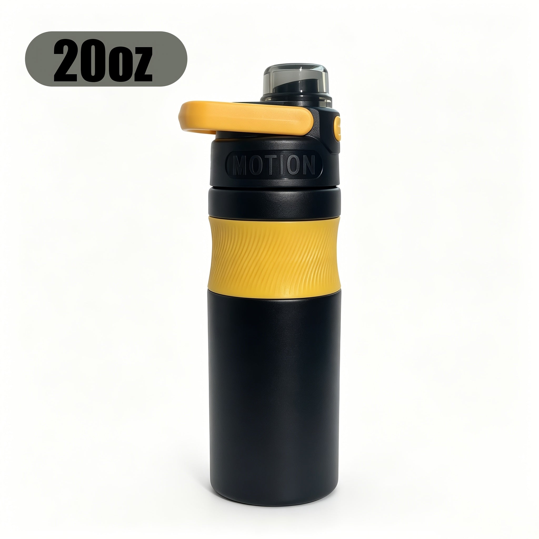 1pc 20 Oz Capacity 316 Stainless Steel Inner Tank Insulated Hot And Cold Cup Portable Handle One-Button Opening Water Bottle Car Cup