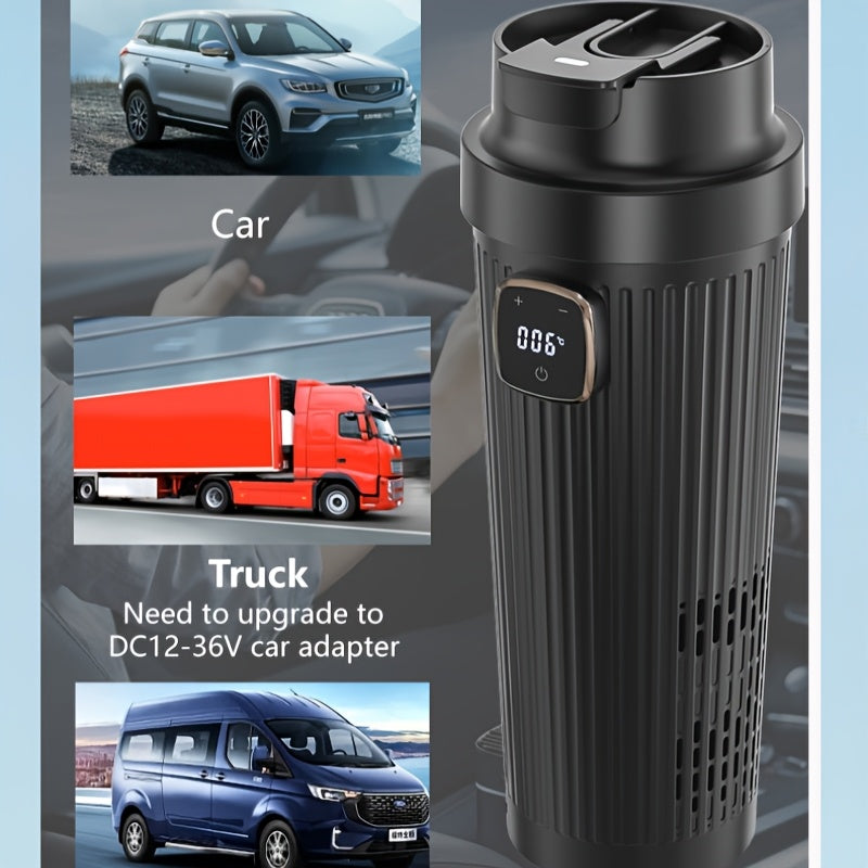 High-performance Car Heating and Cooling Cup - with Temperature Display and Touch Switch